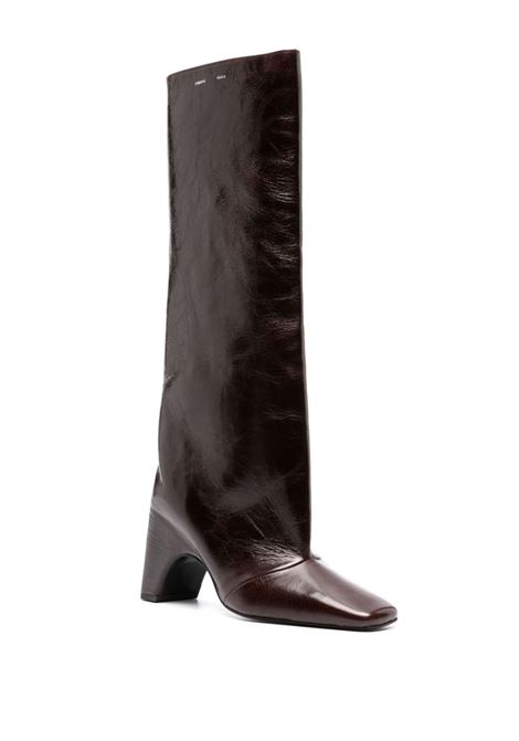 Brown Bridge 100mm leather boots Coperni - women COPERNI | COPSH03403BRWN