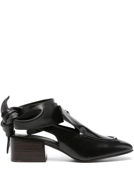 Black 55mm singback loafers Coperni - women  COPERNI | Loafers | COPSH59F6016BLK