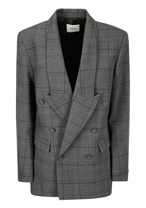 Blazer a quadri in grigio Coperni - donna COPERNI | COPV58BISF1001GRY