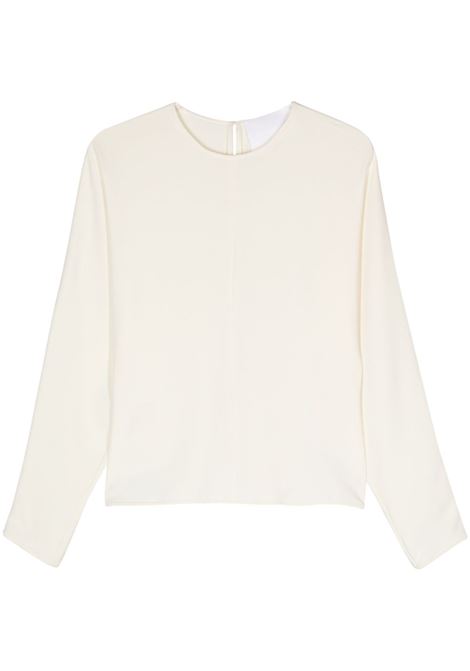 Ivory danique long-sleeved top Costrellos - women  COSTARELLOS | Top | PF2423IVRY