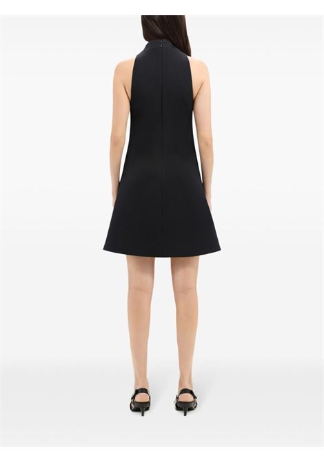 Black sleeveless twill A-line dress Courr?ges - women COURRÈGES | VESCRO456PL00079999