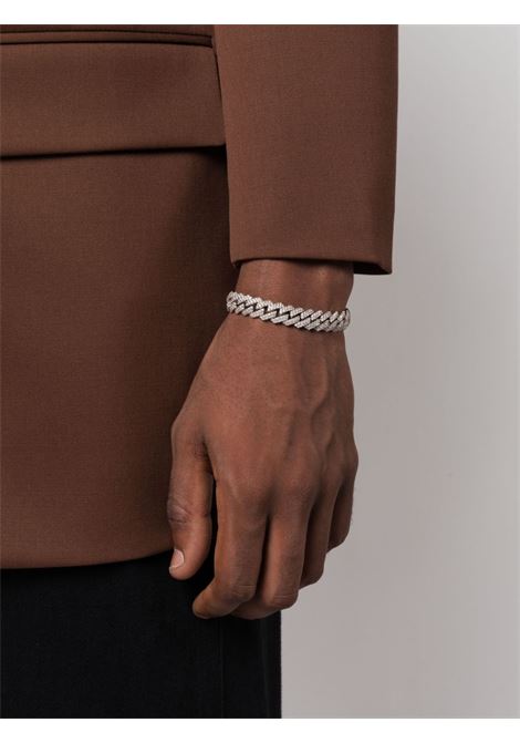 Silver mini Prong Pav? crystal bracelet Darkai - unisex DARKAI | DIBR0029BBDILSLVR