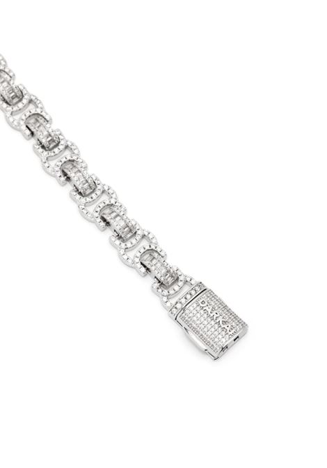 Silver-tone crystal-embellished bracelet Darkai - unisex DARKAI | DIBR0053BBDILSLVR