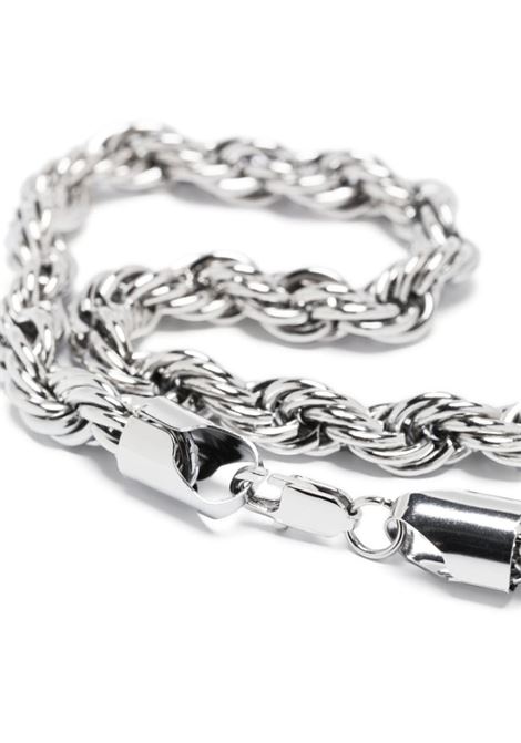 Silver 90's rope-chain metal necklace Darkai - unisex DARKAI | DICO0051BBXXLSLVR