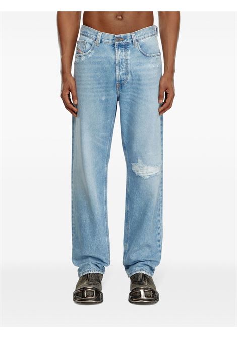 Light blue D-Macs 09J80 straight-leg jeans Diesel - men  DIESEL | A0356409J8001