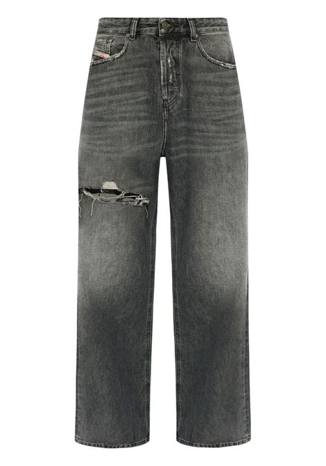 Jeans 1996 D-Sire a gamba ampia in nero Diesel - donna DIESEL | Jeans | A06926007X402