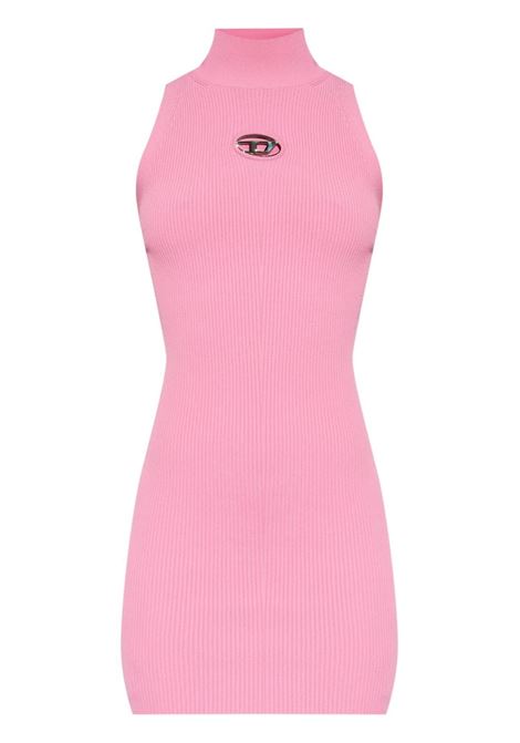 Light pink m-onervax logo mini dress Diesel - women DIESEL | Dresses | A123960DLAX377