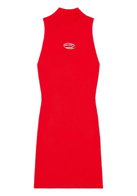 Red M-Onervax logo-plaque dress Diesel  - women DIESEL | Dresses | A123960DLAX42A