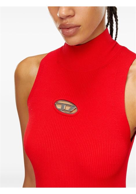 Red M-Onervax logo-plaque dress Diesel  - women DIESEL | A123960DLAX42A