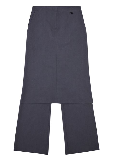 Pantaloni dritti con design a strati in grigio Diesel - donna DIESEL | A140050HJAB98X