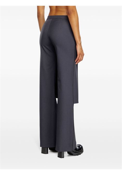 Grey layered straight-leg skirt trousers Diesel - women DIESEL | A140050HJAB98X