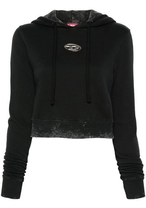 Black F-Slimmy-Hood-P5 sweatshirt Diesel - women  DIESEL | Sweatshirts | A144920IPAC900