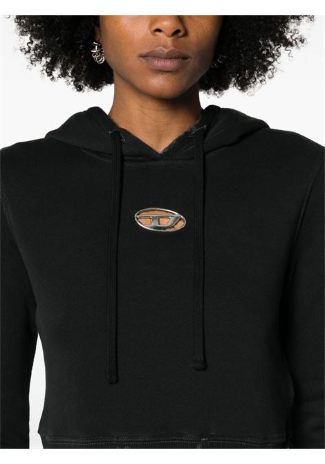 Black F-Slimmy-Hood-P5 sweatshirt Diesel - women  DIESEL | A144920IPAC900