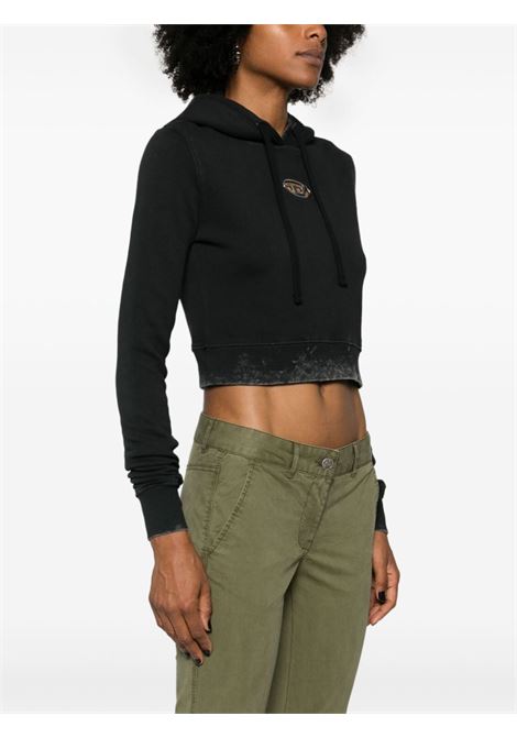 Black F-Slimmy-Hood-P5 sweatshirt Diesel - women  DIESEL | A144920IPAC900