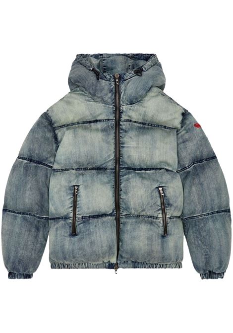 Blue W-Mons jacket Diesel - men DIESEL | Outerwear | A145100SKAI01