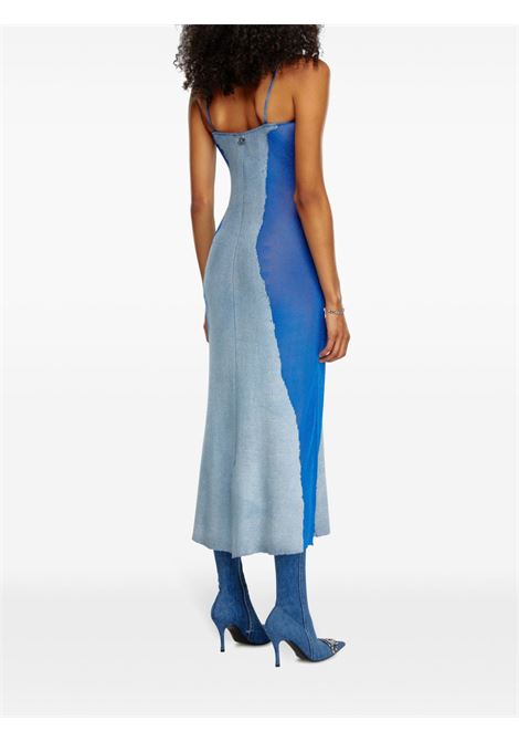 Blue M-Edaglia ribbed maxi dress Diesel - women DIESEL | A148060CHBA8NY