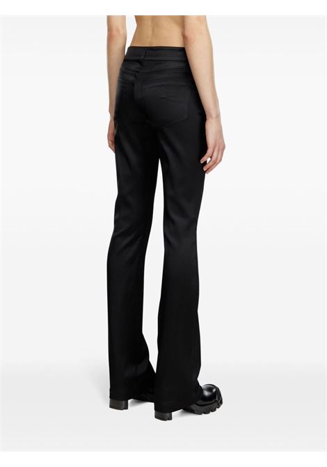 Black P-Ebbey mid-rise flared trousers Diesel - women DIESEL | A153580BHAV9XX