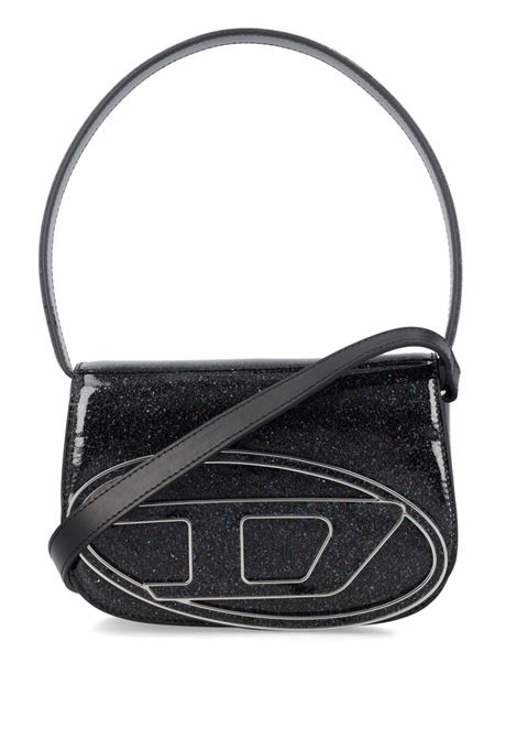Black 1dr glitter shoulder bag Diesel - women DIESEL | X08396P2766HA321