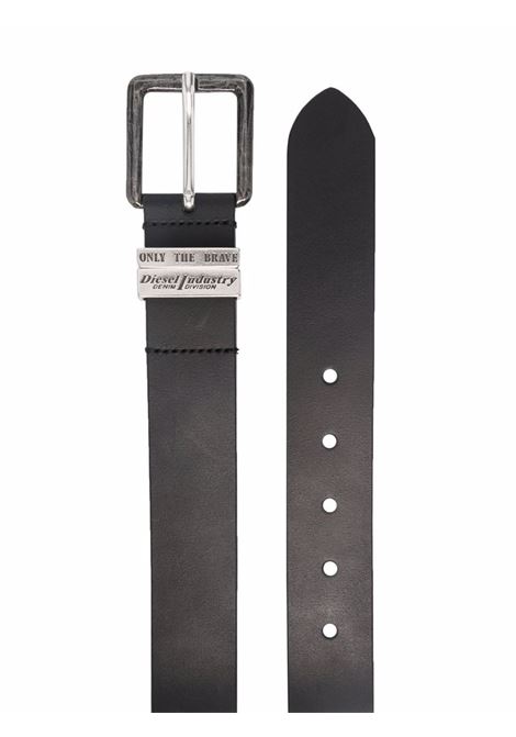 Black B-Guarantee-A leather belt Diesel  - men DIESEL | X08532PR227T8013