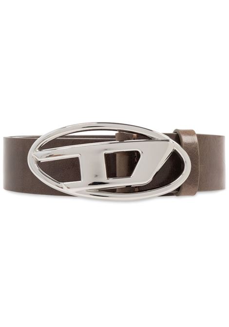 Cintura con fibbia con logo 1DR in marrone Diesel - donna DIESEL | X08727PR666H1938