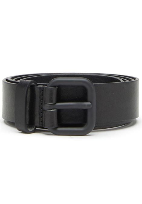 Cintura con fibbia b-inlay  in nero Diesel - donna DIESEL | X09575PR666T8013