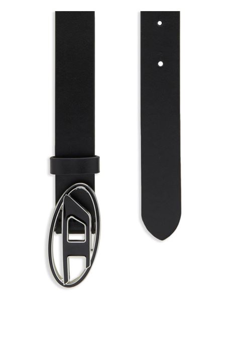 Black 1DR logo-buckle leather belt Diesel  - women DIESEL | X09716P1245T8013