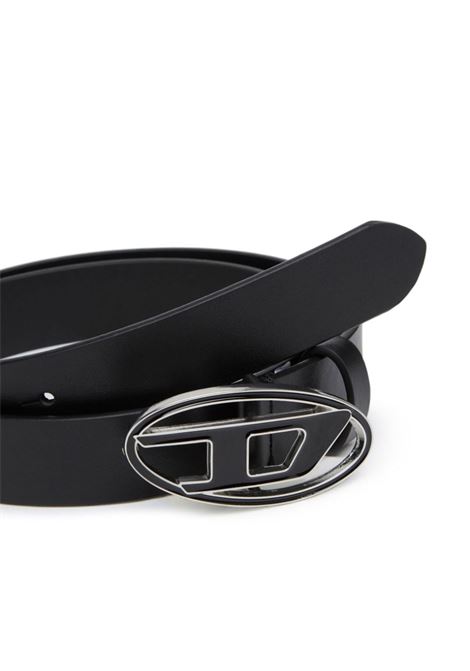Cintura con fibbia con logo 1DR in nero Diesel - donna DIESEL | X09716P1245T8013