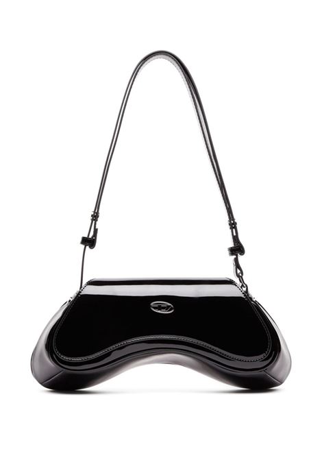 Black Play glossy shoulder bag Diesel - women DIESEL | X09776P6255T8013
