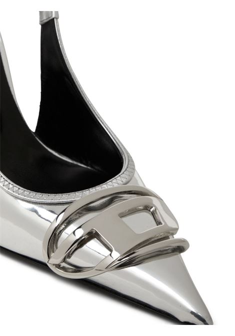 Silver 80mm D-Venus Sb Slingback Pumps Diesel - women  DIESEL | Y02985P1660T9002