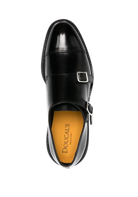 Black double-buckle derby shoes Doucal's - men DOUCAL'S | DU1025VEROUF007NN00