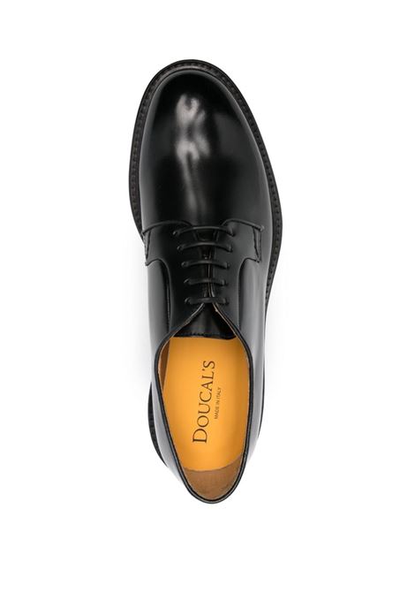Black lace-up derby shoes DOUCAL'S - men DOUCALS | DU1385SIEWUF007NN00
