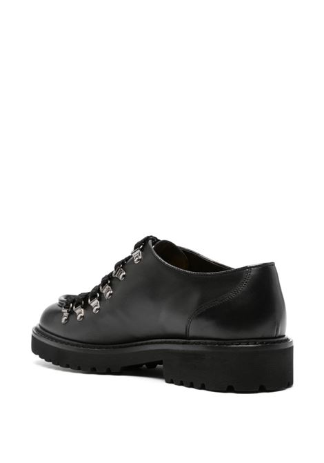 Black leather derby shoes Doucal's - men DOUCAL'S | DU2736PHILUF253NN00