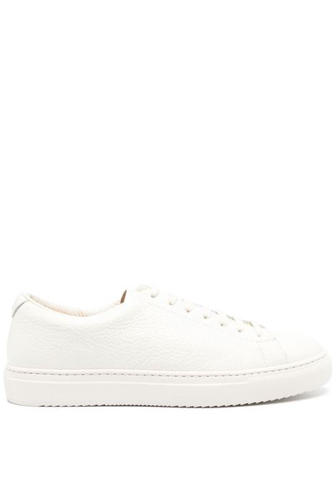 White low-top leather sneakers Doucal's - men