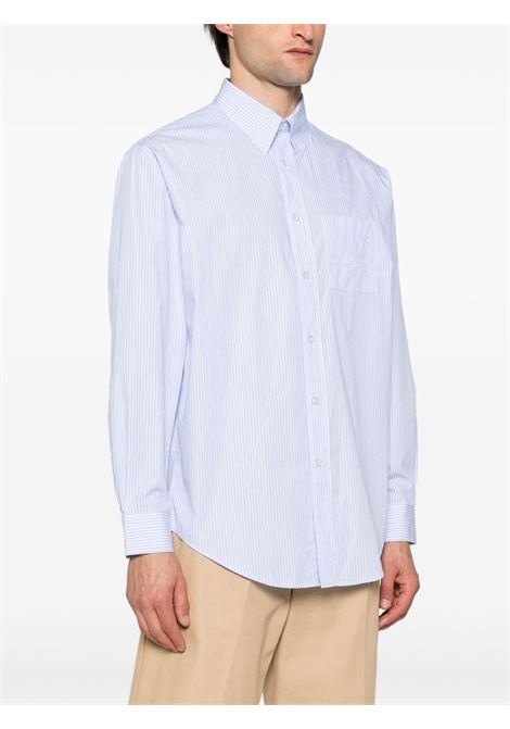 Light blue la chemise ray?e long-sleeved shirt Drole De monsieur - men DRÔLE DE MONSIEUR | PERMSH171CO151LBE