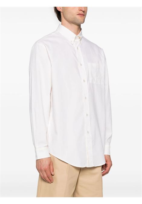 Camicia la chemise oxford in bianco Drole De Monsieur - uomo DRÔLE DE MONSIEUR | PERMSH173CO116WT