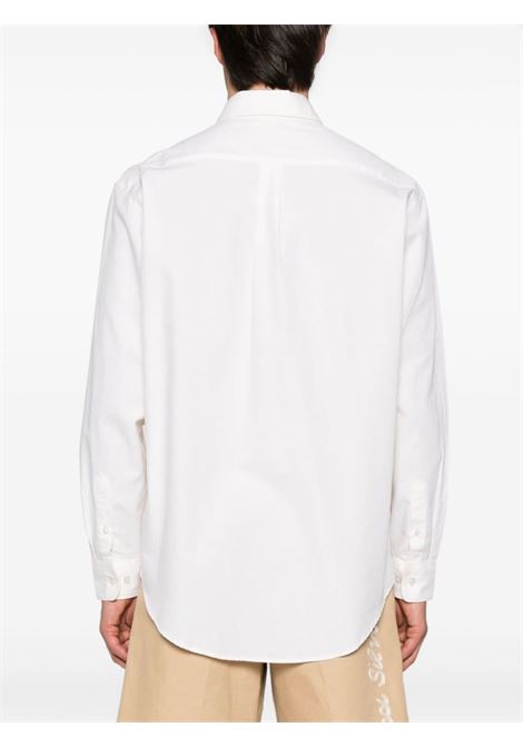 Camicia la chemise oxford in bianco Drole De Monsieur - uomo DRÔLE DE MONSIEUR | PERMSH173CO116WT