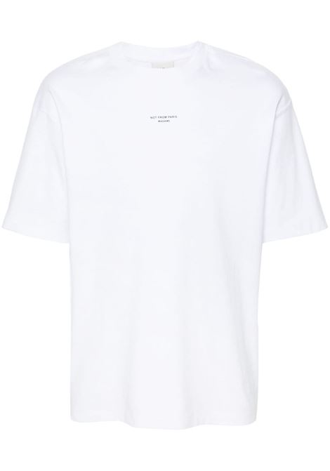 White slogan-print T-shirt Dr?le De Monsieur - men DRÔLE DE MONSIEUR | PERMTS202CO002OPW