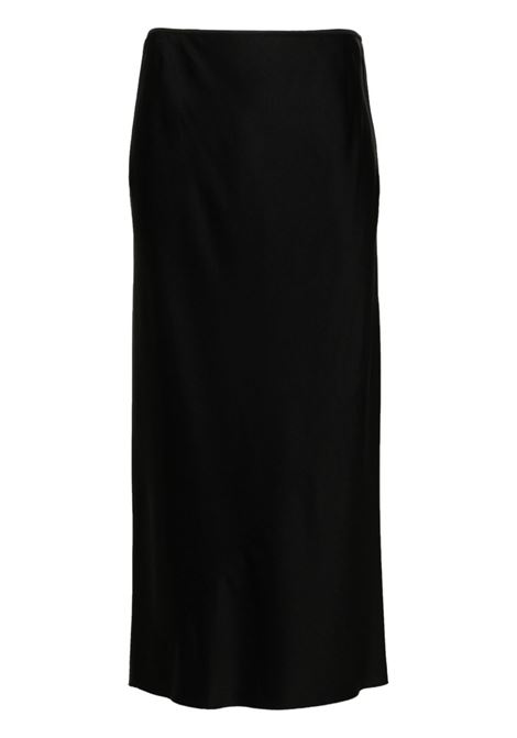 Black sati midi skirt Dries Van Noten - women  DRIES VAN NOTEN | Skirts | 2420108029067900