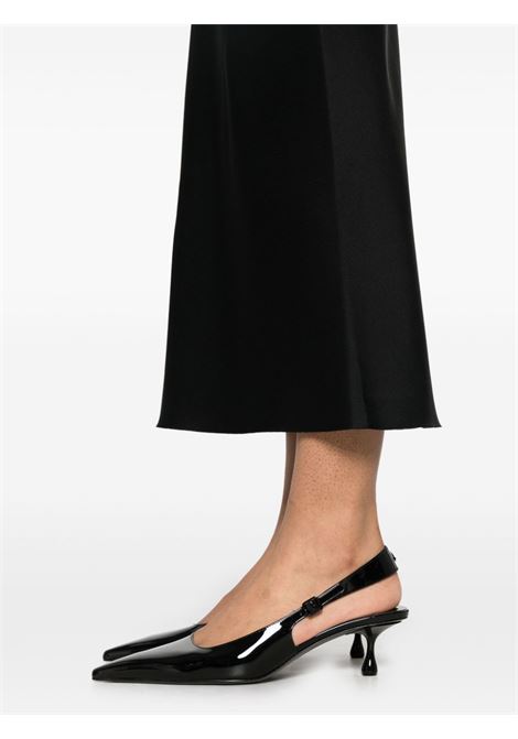 Black sati midi skirt Dries Van Noten - women  DRIES VAN NOTEN | 2420108029067900