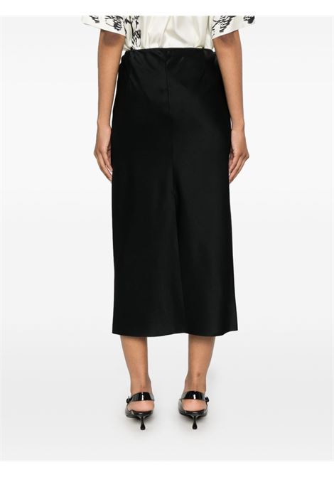 Black sati midi skirt Dries Van Noten - women  DRIES VAN NOTEN | 2420108029067900