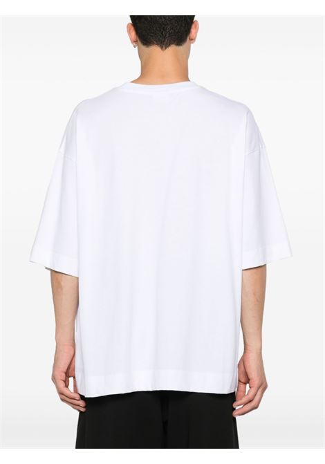 T-shirt regolare in bianco di DRIES VAN NOTEN - uomo DRIES VAN NOTEN | 2420211129603001