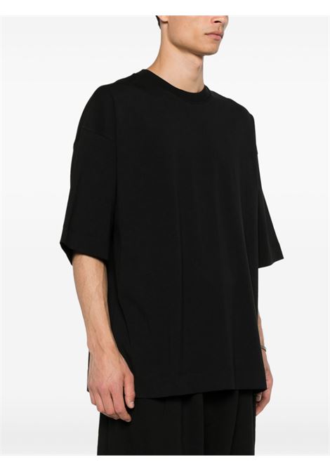 T-shirt regolare in nero di DRIES VAN NOTEN - uomo DRIES VAN NOTEN | 2420211129603900