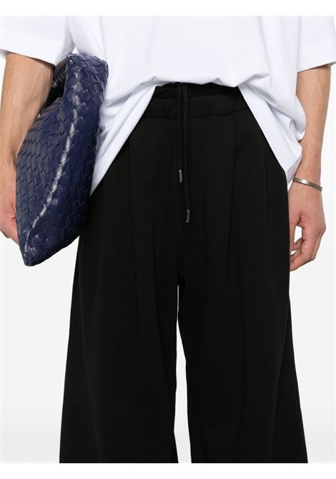 Black pleated track trousers DRIES VAN NOTEN - men DRIES VAN NOTEN | 2420211709614900