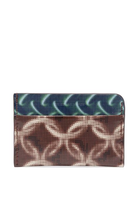 Multicolor graphic-print card holder Dries Van Noten - Unisex DRIES VAN NOTEN | 242022100553703