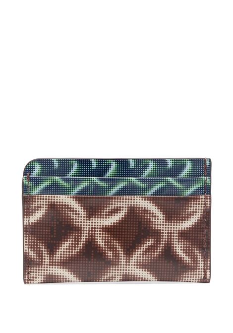 Multicolor graphic-print card holder Dries Van Noten - Unisex DRIES VAN NOTEN | 242022100553703