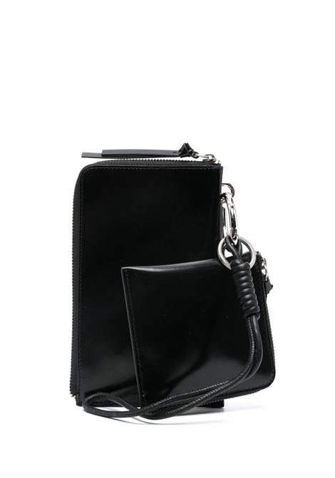 Black removable coin purse wallet Dries Van Noten - unisex DRIES VAN NOTEN | 242022102553900