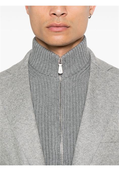 Grey knitted-bib jacket Eleventy - men ELEVENTY | J70GIAJ13TES0J2721313