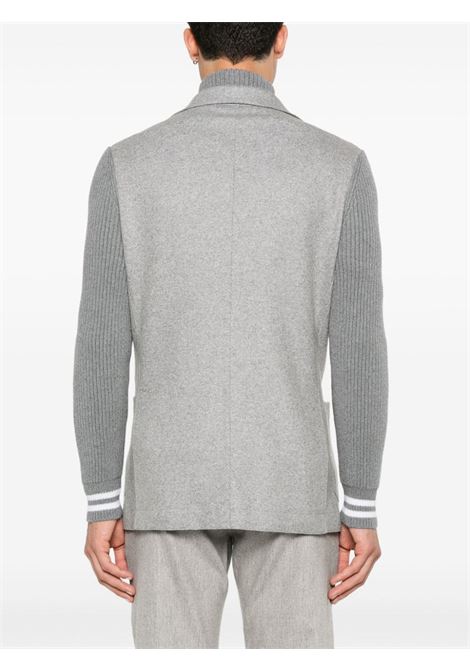 Grey knitted-bib jacket Eleventy - men ELEVENTY | J70GIAJ13TES0J2721313