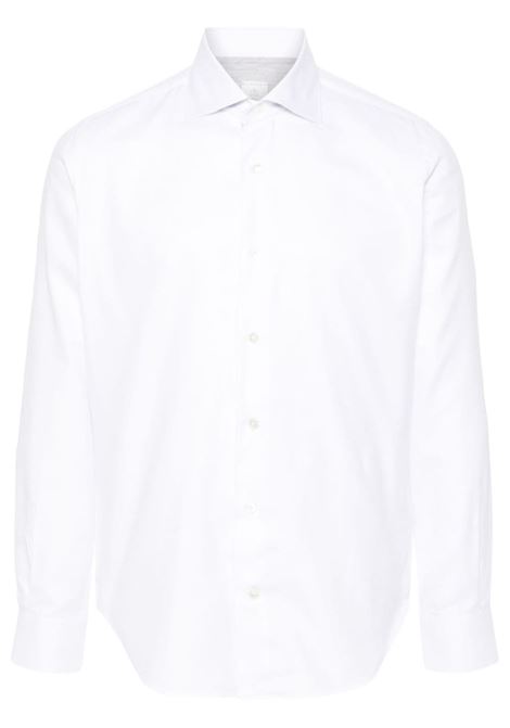 White long-sleeved shirt Eleventy - men ELEVENTY | J75CAMH03TES0J10100