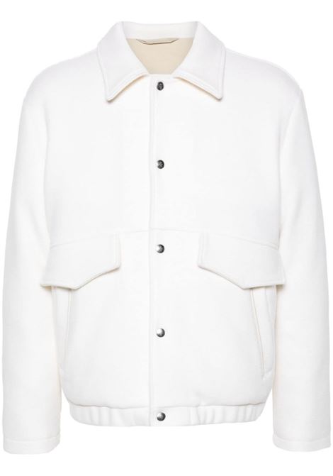 White single-breasted reversible coat Eleventy - men ELEVENTY | Outerwear | J75GBTJ20TES0J01801